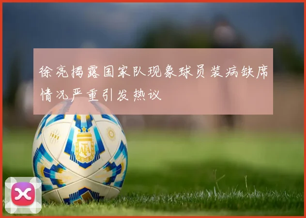 徐亮揭露国家队现象球员装病缺席情况严重引发热议